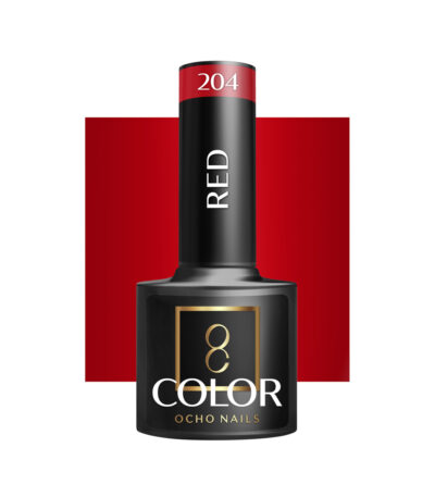 Vernis À Ongles Hybride Ocho Nails Rouge 204 - 5 G