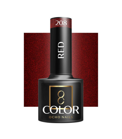 Vernis À Ongles Hybride Ocho Nails Rouge 208 - 5 G