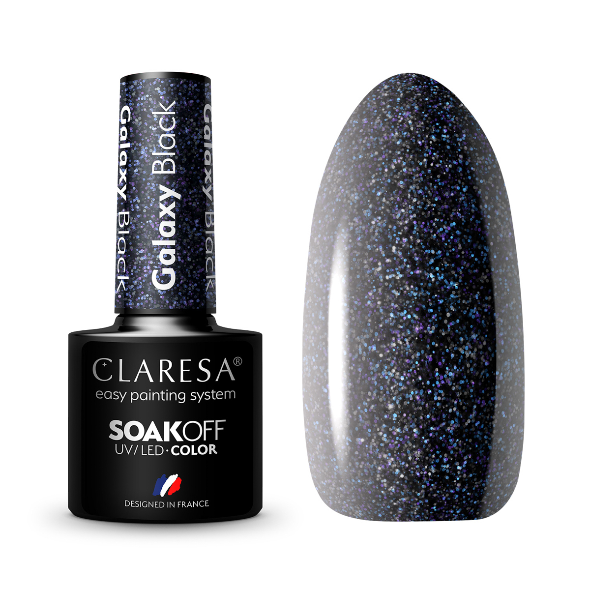 Vernis Gel Claresa Galaxy Black 5G Vernis Gel Claresa Galaxy Black 5G