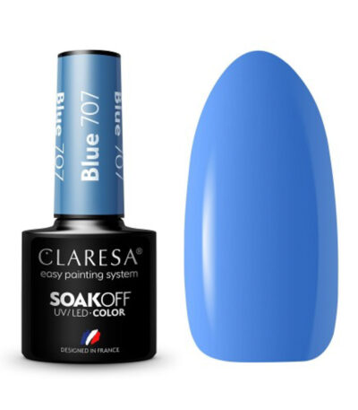 Vernis Hybride Claresa Bleu 707 - 5 G