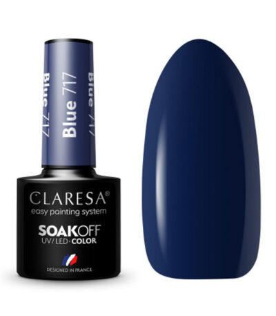 Vernis Hybride Claresa Bleu 717 - 5 G
