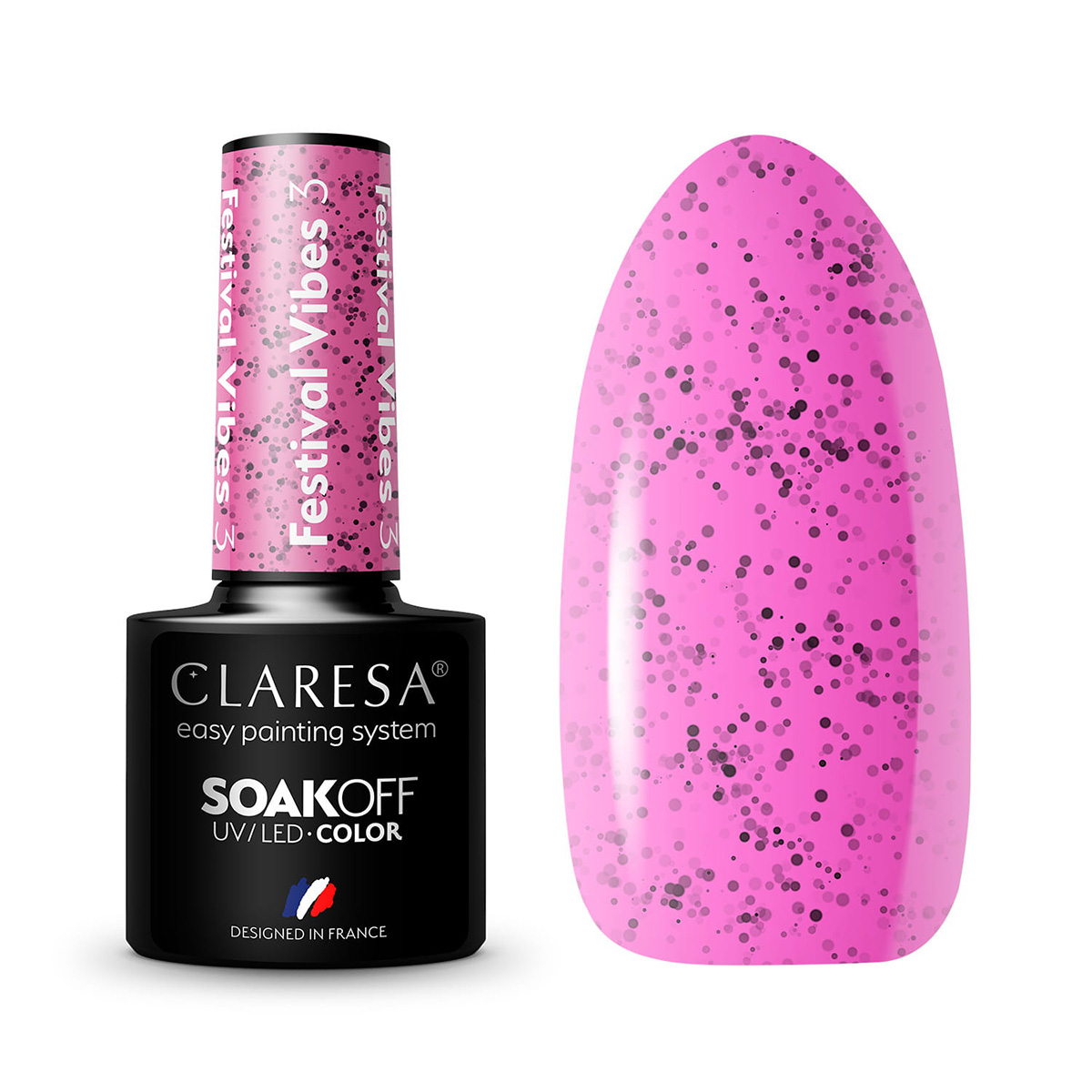 Vernis Hybride Claresa Festival Vibes 3-5G Vernis Hybride Claresa Festival Vibes 3-5G