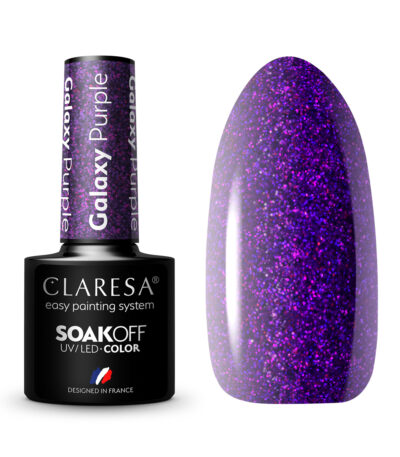 Vernis Hybride Claresa Galaxy Purple 5G