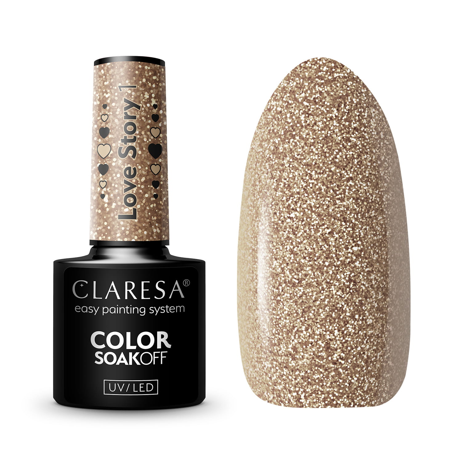 Vernis Hybride Claresa Love Story 1 - 5 G Vernis Hybride Claresa Love Story 1 - 5 G