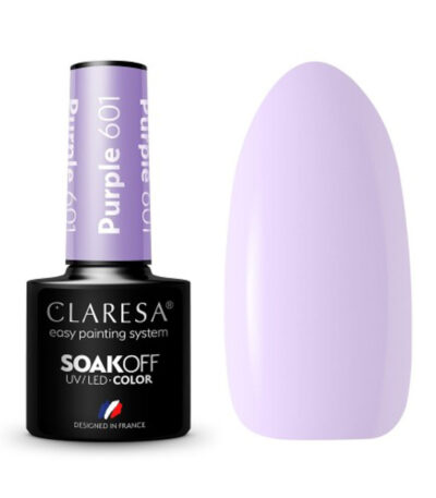 Vernis Hybride Claresa Violet 601 - 5 G