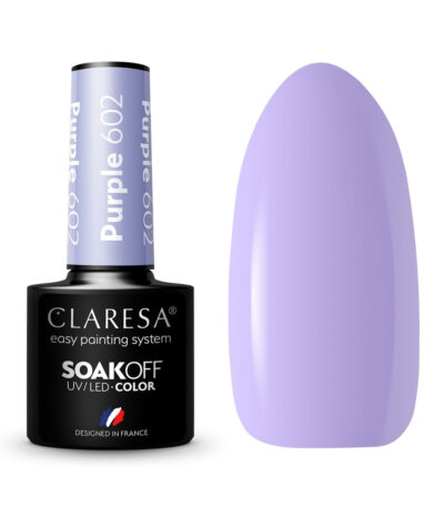 Vernis Hybride Claresa Violet 602 - 5 G