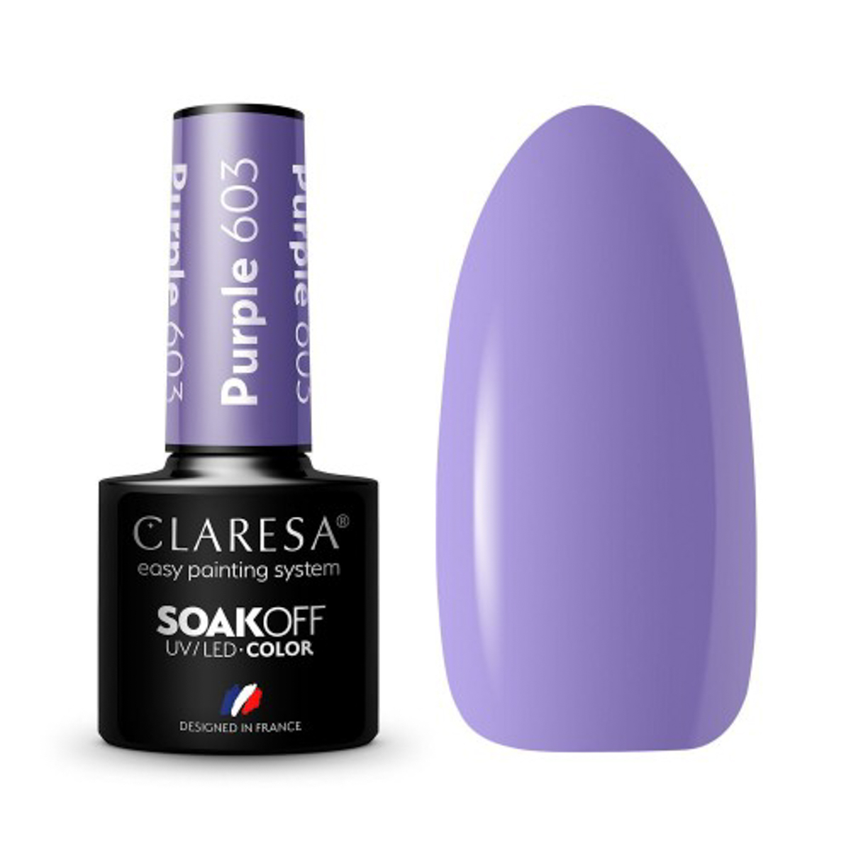 Vernis Hybride Claresa Violet 603 - 5 G Vernis Hybride Claresa Violet 603 - 5 G
